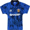 Maillot Manchester United Exterieur Retro 1992/93 Bleu Marine Pas Cher