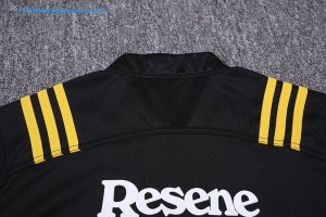 Maillot Rugby Hurricanes 2017 2018 Noir Pas Cher