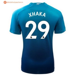 Maillot Arsenal Exterieur Xhaka 2017 2018 Pas Cher