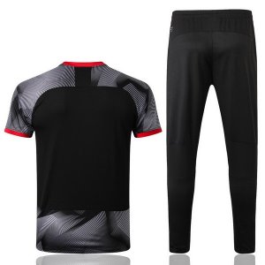 Entrainement Arsenal Ensemble Complet 2018 2019 Gris Noir Pas Cher