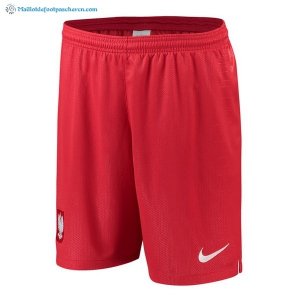 Pantalon Pologne Exterieur 2018 Rouge Pas Cher