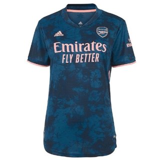 Maillot Arsenal Third Femme 2020 2021 Bleu Pas Cher