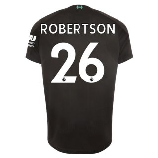 Maillot Liverpool NO.26 Robertson Third 2019 2020 Noir Pas Cher Maillot Liverpool NO.26 Robertson Third 2019 2020 Noir Pas Cher