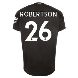 Maillot Liverpool NO.26 Robertson Third 2019 2020 Noir Pas Cher