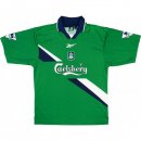 Thailande Maillot Liverpool Exterieur Retro 1999 2000 Vert Pas Cher