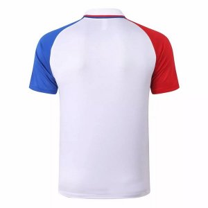 Polo Paris Saint Germain 2020 2021 Blanc Rouge Bleu Pas Cher