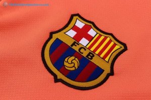 Survetement Barcelona 2017 2018 Orange Noir Pas Cher