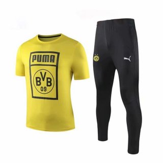 Entrainement Borussia Dortmund Ensemble Complet 2019 2020 Jaune Noir Pas Cher