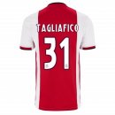 Maillot Ajax Domicile Tagliafico 2019 2020 Rouge Pas Cher