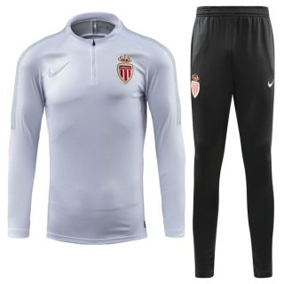 Survetement AS Monaco 2018 2019 Blanc Pas Cher Survetement AS Monaco 2018 2019 Blanc Pas Cher
