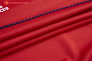 Survetement Bayern Munich 2017 2018 Rouge Bleu Pas Cher