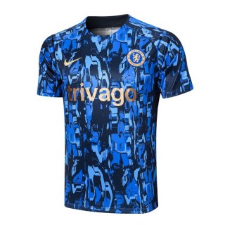 Maillot Entrainement Chelsea 2024 Bleu Maillot Entrainement Chelsea 2024 Bleu