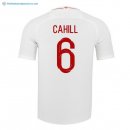 Maillot Angleterre Domicile Cahill 2018 Blanc Pas Cher