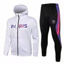 Sweat Shirt Capuche Paris Saint Germain 2021 2022 Blanc Purpura Noir Pas Cher