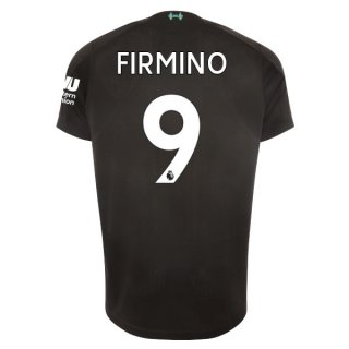 Maillot Liverpool NO.9 Firmino Third 2019 2020 Noir Pas Cher