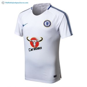 Entrainement Chelsea Conjunto Completo 2017 2018 Blanc Pas Cher