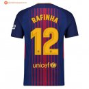 Maillot Barcelona Domicile Rafinha 2017 2018 Pas Cher