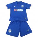 Maillot Cruz Bleu Domicile Enfant 2019 2020 Bleu Pas Cher