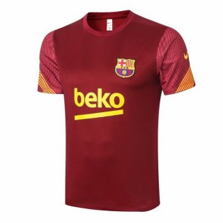 Entrainement Barcelona 2020 2021 Rouge Jaune Pas Cher