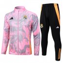 Survetement Real Madrid 2024 2025 Rose Gris