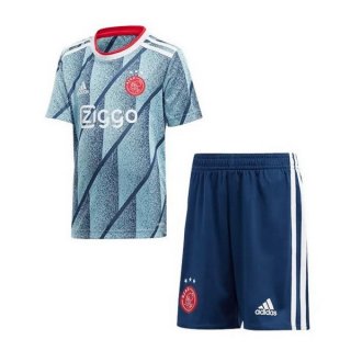Maillot Ajax Exterieur Enfant 2020 2021 Bleu Pas Cher