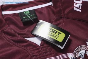 Maillot Rugby Manly Sea Eagles Domicile 2017 2018 Rouge Pas Cher