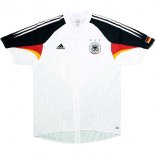 Thailande Maillot Allemagne Domicile Retro 2004 Blanc Pas Cher