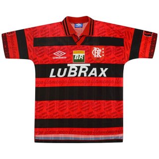 Thailande Maillot Flamengo Domicile Retro 1995 1996 Rouge Pas Cher