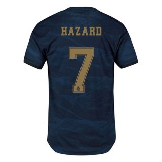 Maillot Real Madrid NO.7 Hazard Exterieur 2019 2020 Bleu Pas Cher Maillot Real Madrid NO.7 Hazard Exterieur 2019 2020 Bleu Pas Cher
