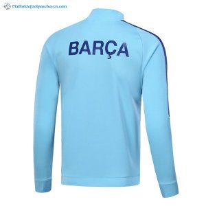 Veste Barcelona 2017 2018 Bleu Clair Pas Cher