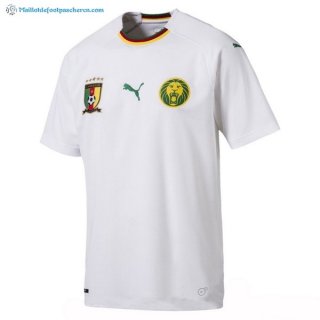 Maillot Cameroun Exterieur 2018 Blanc Pas Cher