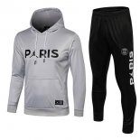 JORDAN Survetement De Laine Enfant Paris Saint Germain 2018 2019 Gris Pas Cher