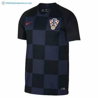 Maillot Croatie Exterieur 2018 Bleu Pas Cher