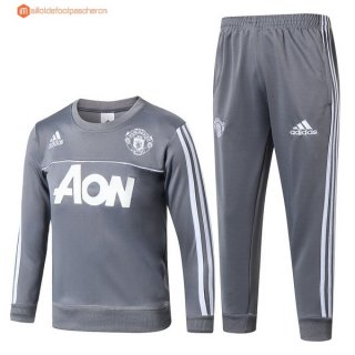 Survetement Manchester United Enfant 2017 2018 Gris Pas Cher Survetement Manchester United Enfant 2017 2018 Gris Pas Cher