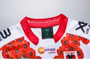 Maillot St.George Illawarra Dragons Edición Conmemorativa 2018 Blanc Pas Cher