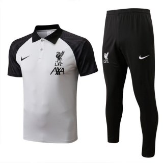 Polo Liverpool Ensemble Complet 2022 2023 Blanc Polo Liverpool Ensemble Complet 2022 2023 Blanc