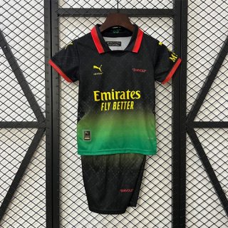 Maillot AC Milan Co-Branded Edition Enfant 2025 2026 Vert Maillot AC Milan Co-Branded Edition Enfant 2025 2026 Vert