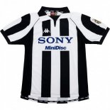 Maillot Juventus Domicile Retro 1997 1998 Noir Blanc Pas Cher