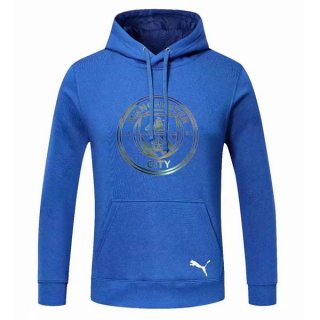 Sweat Shirt Capuche Manchester City 2020 2021 Bleu Marine Pas Cher