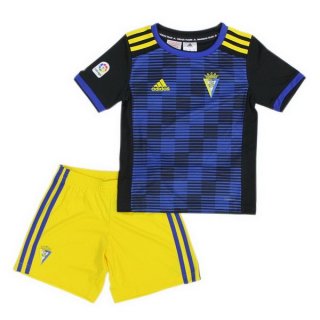 Maillot Cadix Exterieur Enfant 2018 2019 Bleu Pas Cher