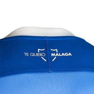 Maillot Málaga Domicile 2018 2019 Bleu Blanc Pas Cher