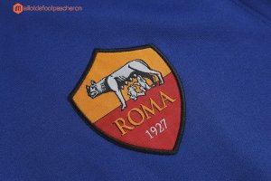 Survetement AS Roma 2017 2018 Bleu Marine Pas Cher