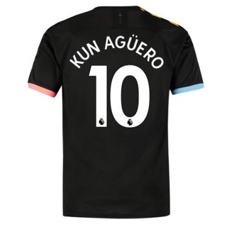 Maillot Manchester City NO.10 Kun Aguero Exterieur 2019 2020 Noir Pas Cher Maillot Manchester City NO.10 Kun Aguero Exterieur 2019 2020 Noir Pas Cher