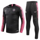 Survetement Paris Saint Germain 2018 2019 Noir Rose Marine Pas Cher