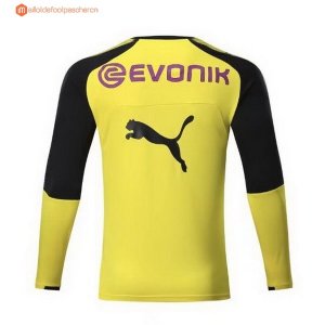 Survetement Borussia Dortmund Enfant 2017 2018 Noir Jaune Clair Pas Cher