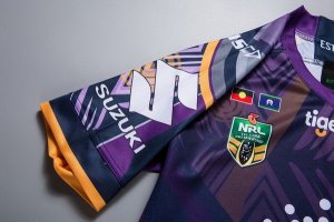 Maillot Melbourne Storm Edición Conmemorativa 2018 Purpura Pas Cher