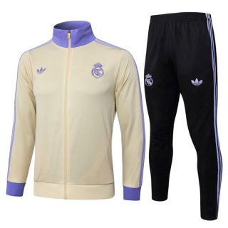 Survetement Real Madrid 2025 2026 Jaune