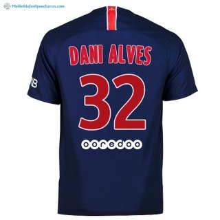 Maillot Paris Saint Germain Domicile Dani Alves 2018 2019 Bleu Pas Cher Maillot Paris Saint Germain Domicile Dani Alves 2018 2019 Bleu Pas Cher