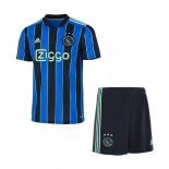 Maillot Ajax Exterieur Enfant 2021 2022 Bleu