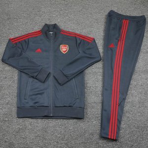 Survetement Arsenal 2020 2021 Gris Pas Cher